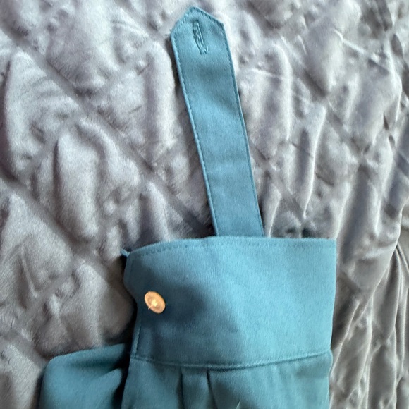 LOFT Teal Blue Women's Blouse - Picture 6 of 8